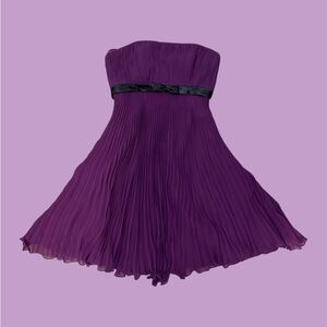 Allure Bridals Purple Mini Dress